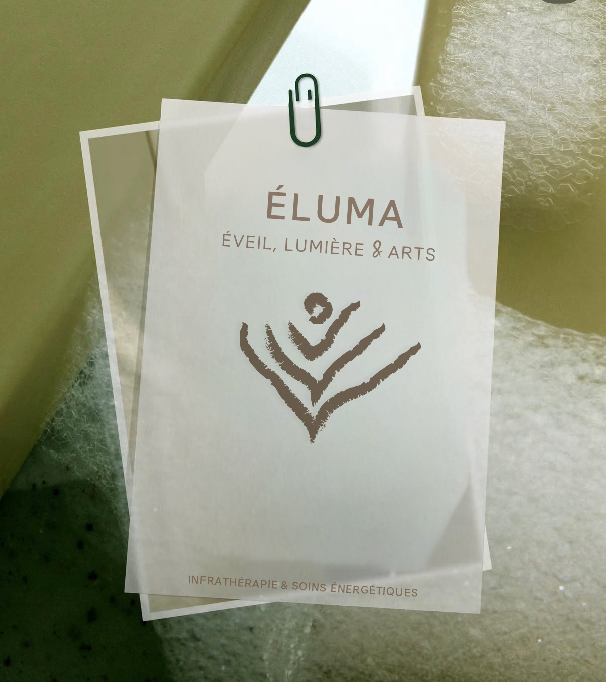Éluma, Identité visuelle complète pour un centre de bien-être