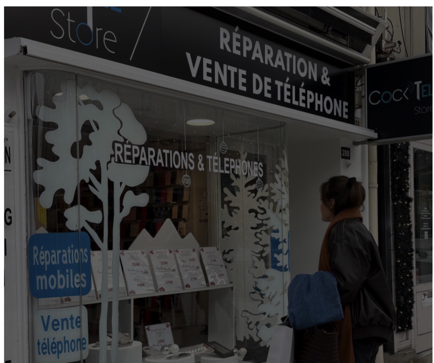 I paint : On site, outside your opening hours.